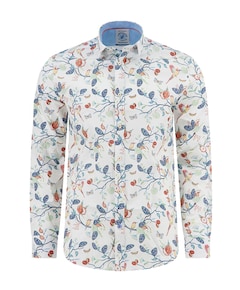 Heren overhemd lange mouw multicolor