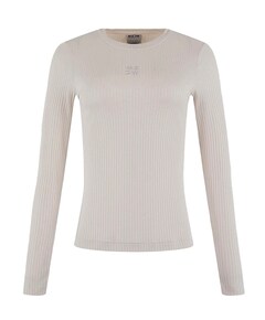 Dames longsleeve beige