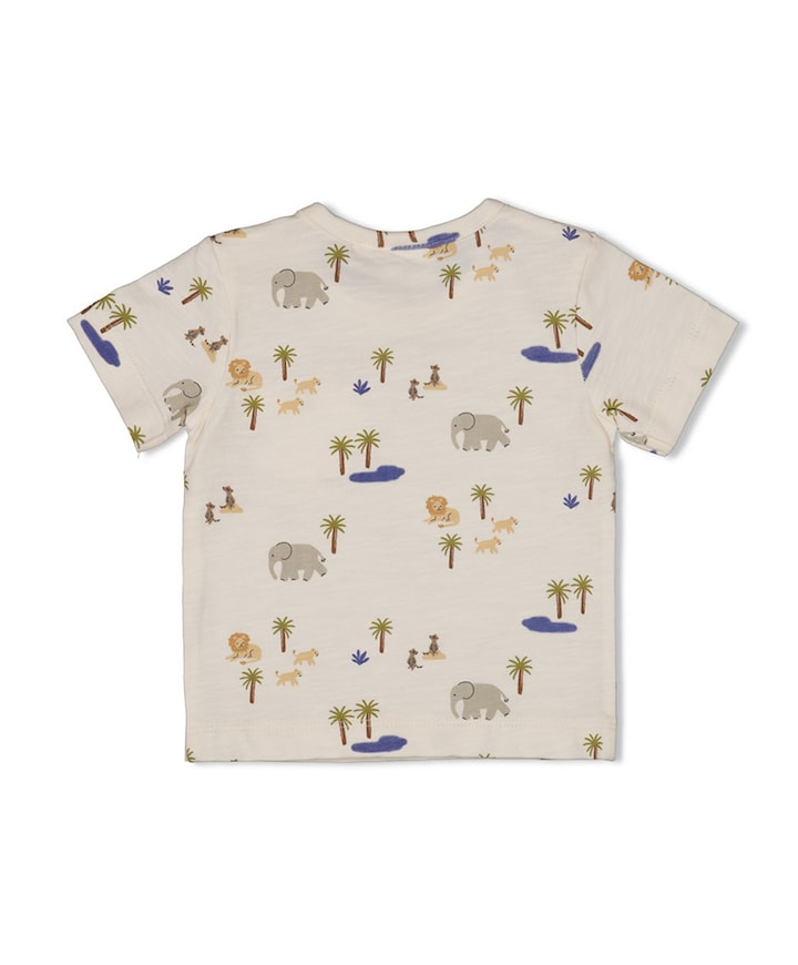 Meisjes T-shirt ecru