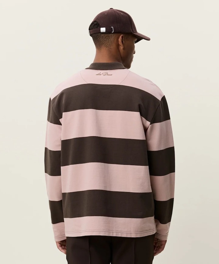 Heren polo bruin