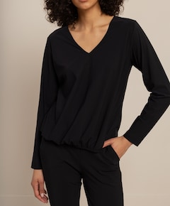 Dames longsleeve zwart