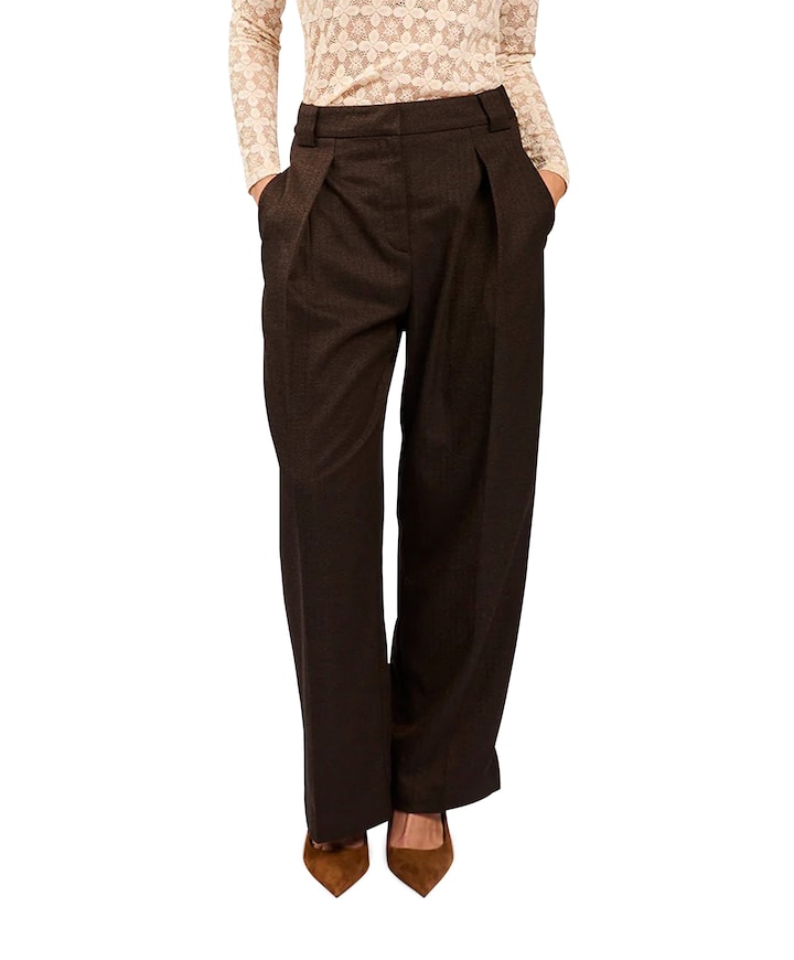 VAJEN PES 444 dames broek bruin