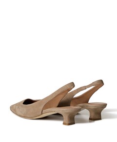 dames slingbacks beige
