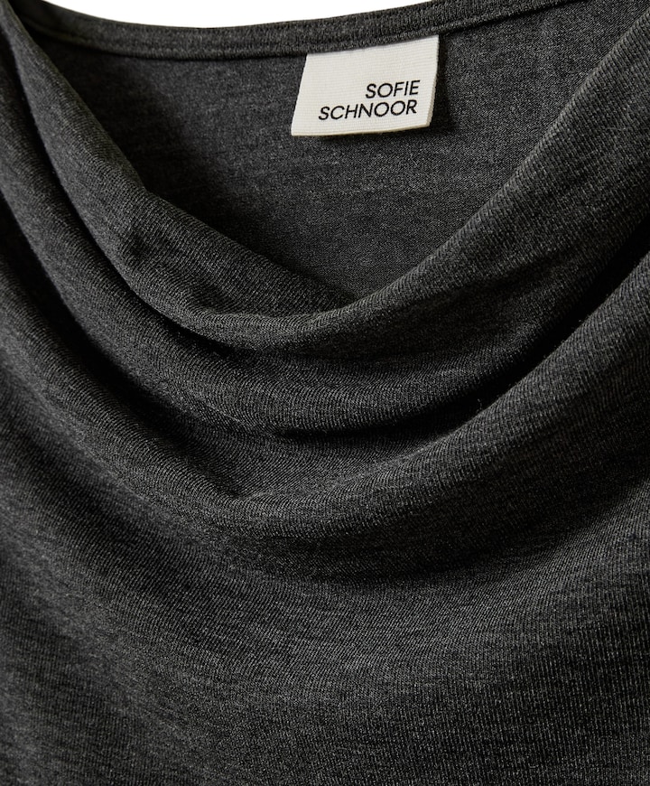 Meisjes longsleeve grijs