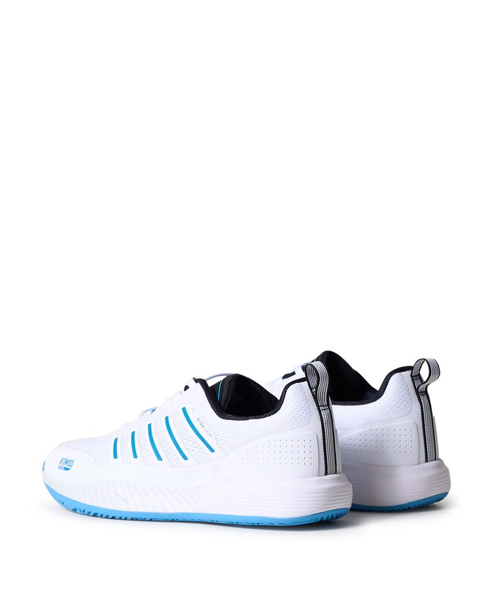 KS TFW ULTRA COURT PADEL-WHITE/BLACK/BLUE MOON tennisschoenen wit