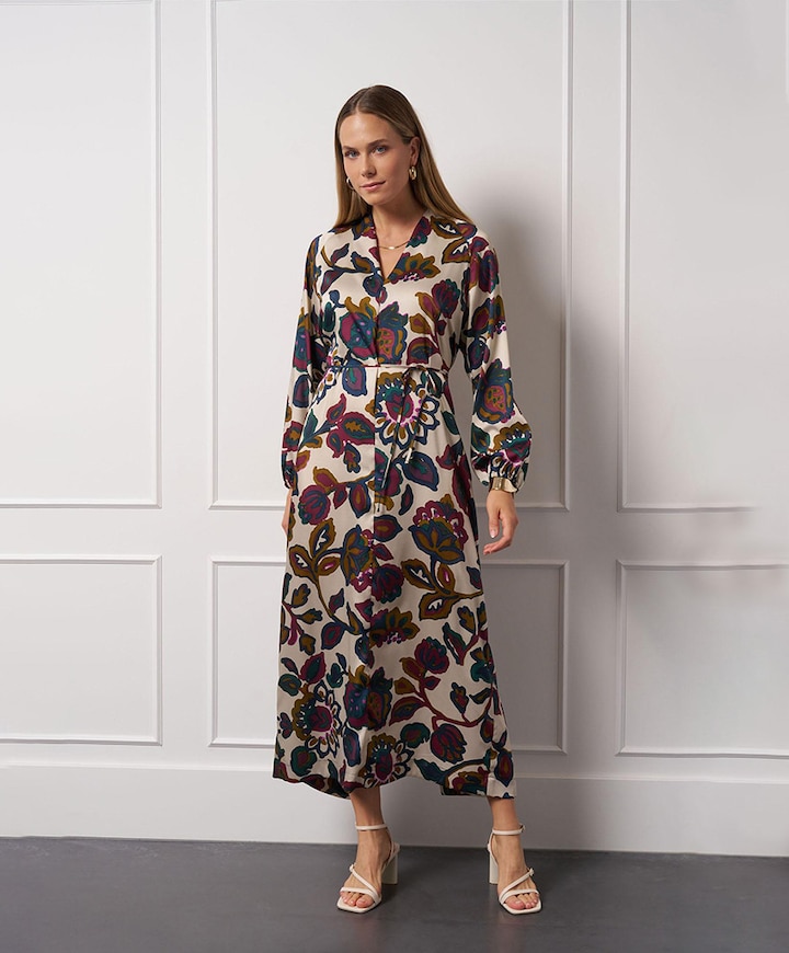 Dames jurk multicolor