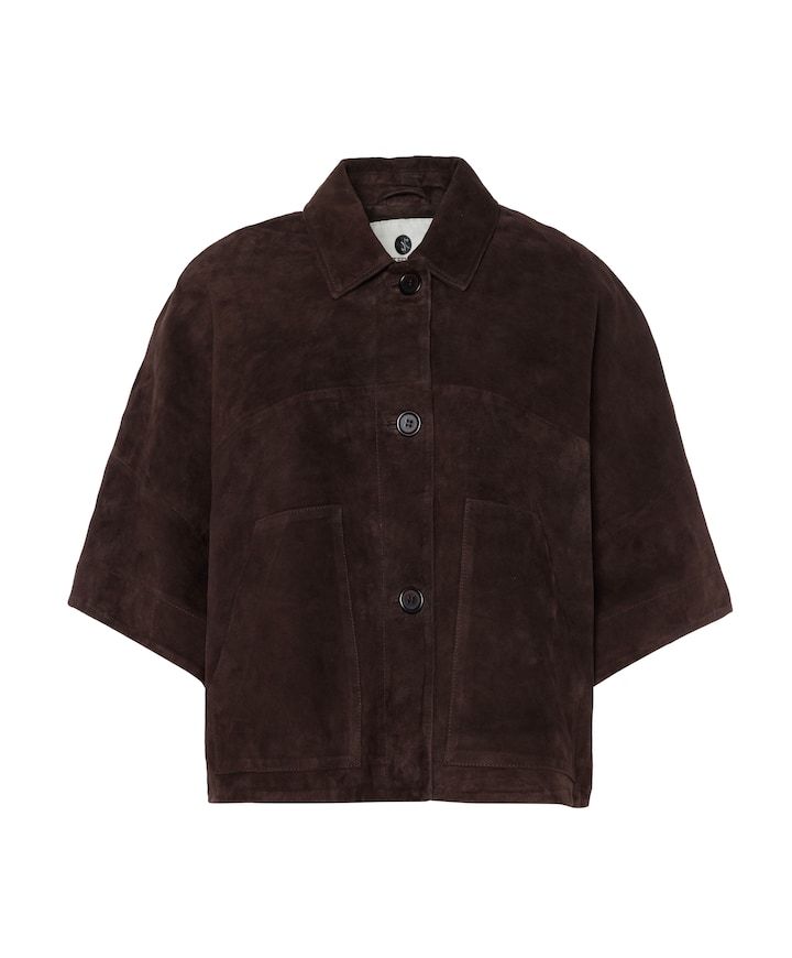 Dames cape bruin