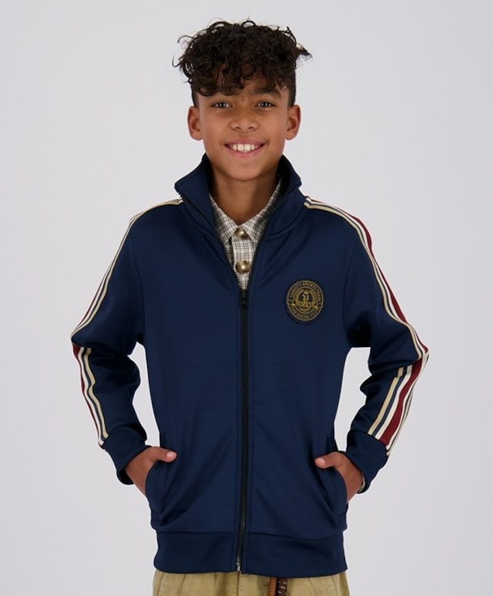 Jongens vest blauw