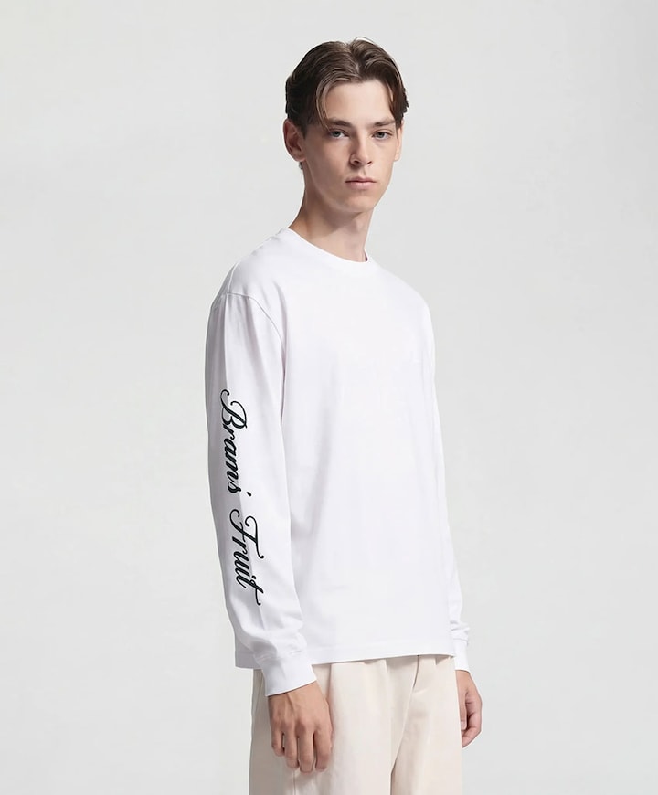 Heren longsleeve wit