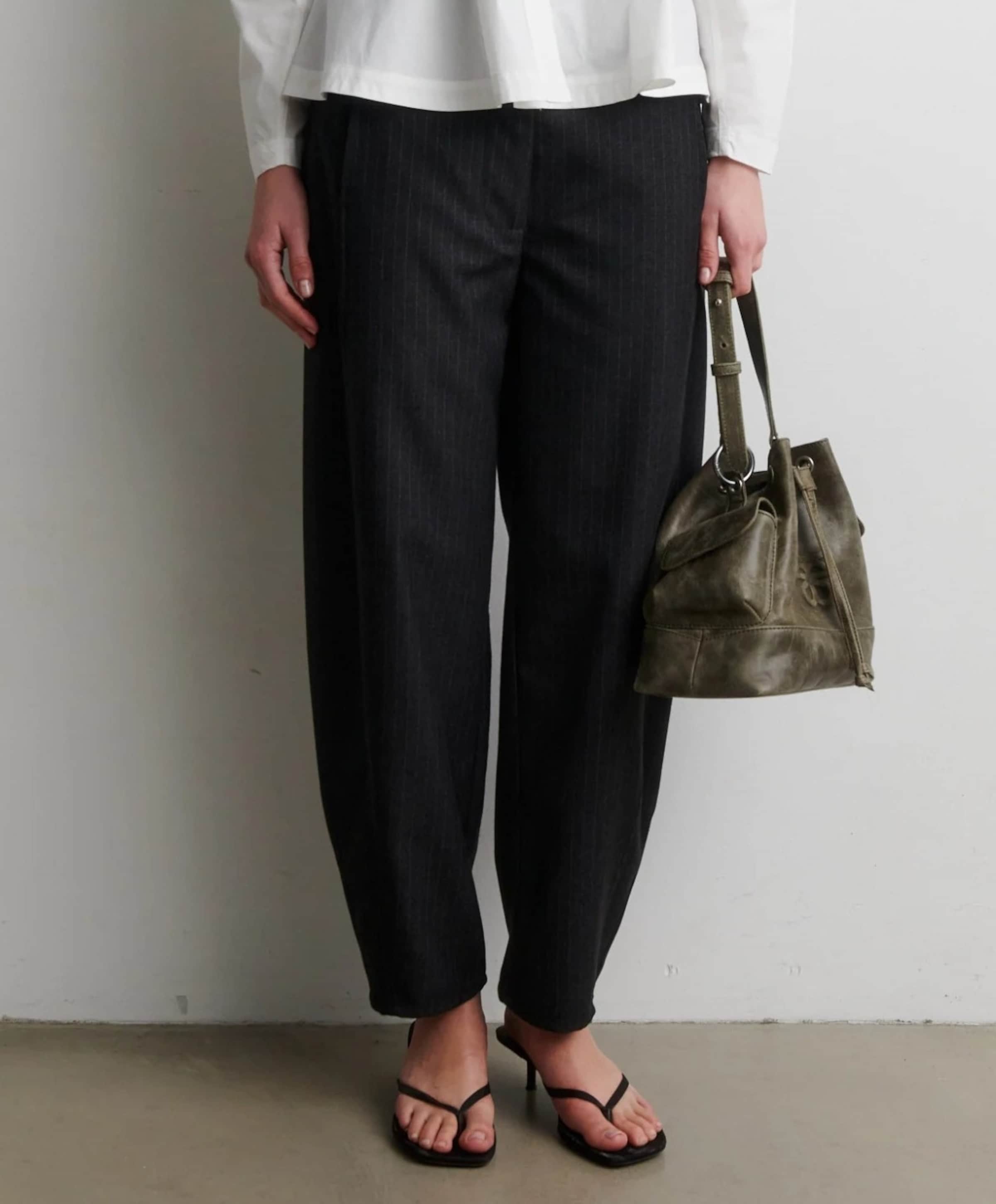 Vienne Barrel Trousers dames broek grijs