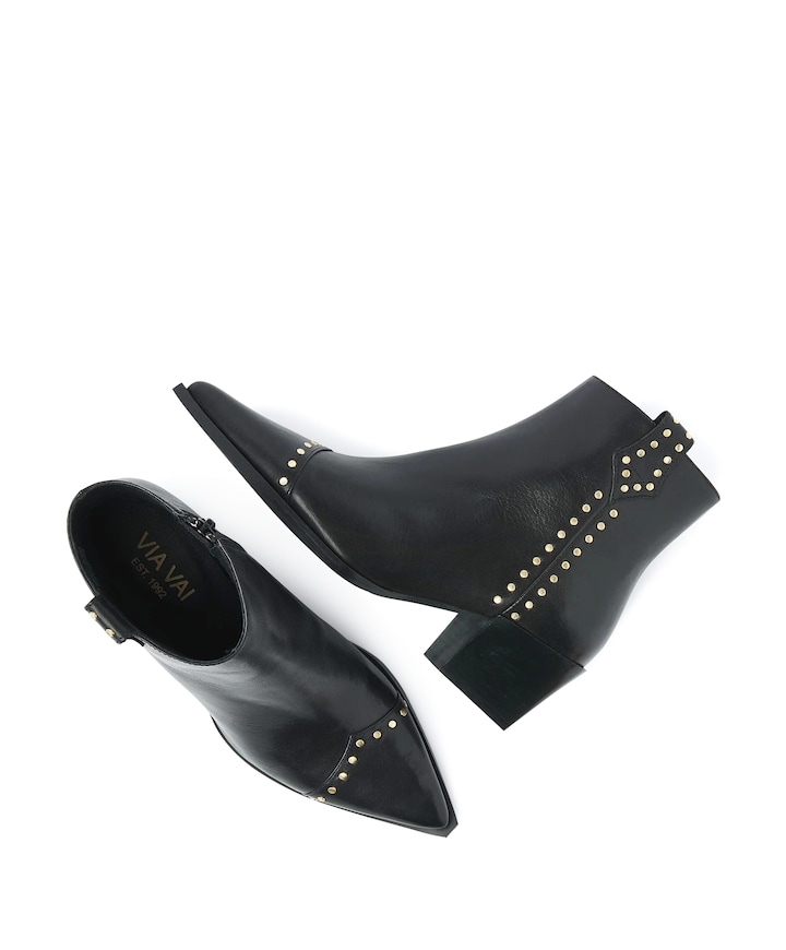 Kate Brandy dames enkellaarzen zwart