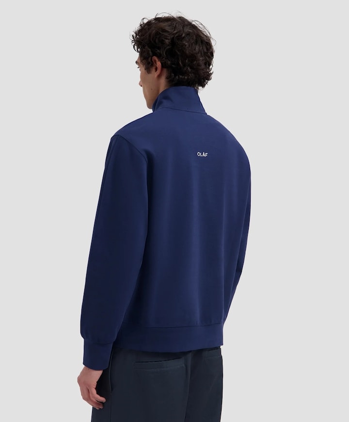 Heren sweater blauw
