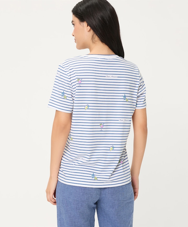Dames T-shirt blauw