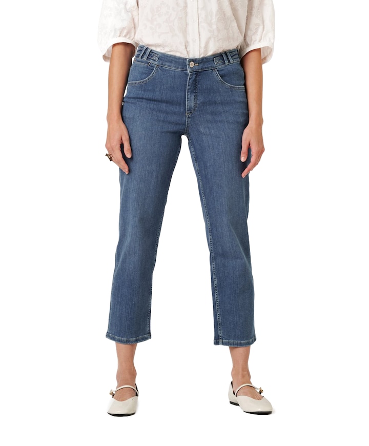 Liv  7/8 dames jeans blauw