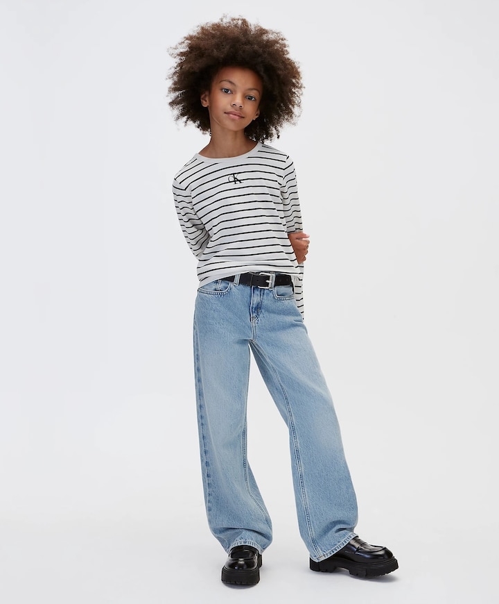 Meisjes longsleeve ecru