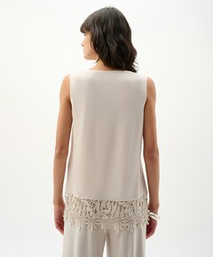Dames top beige