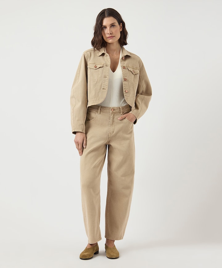 YASLUA HMW ANKLE DENIM - EX jeans beige