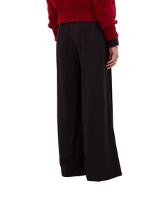 benji wide stripe dames broek bordeaux