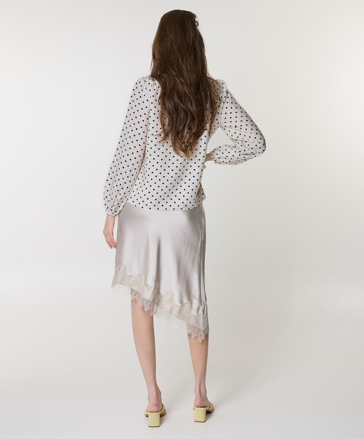 Dames rok beige