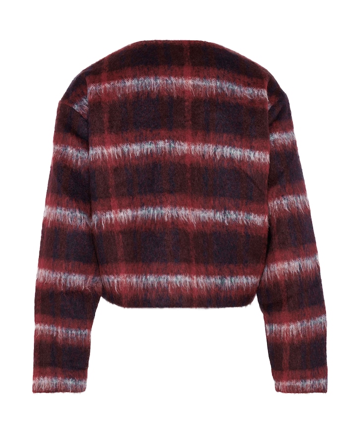 Dames jas bordeaux