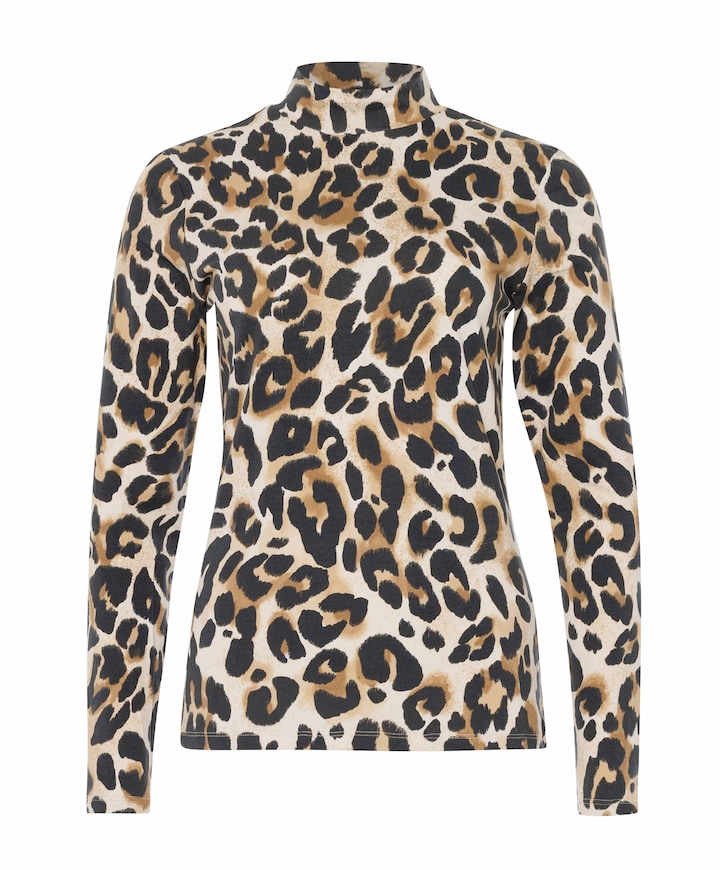 Dames longsleeve beige