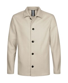 Heren overshirt beige