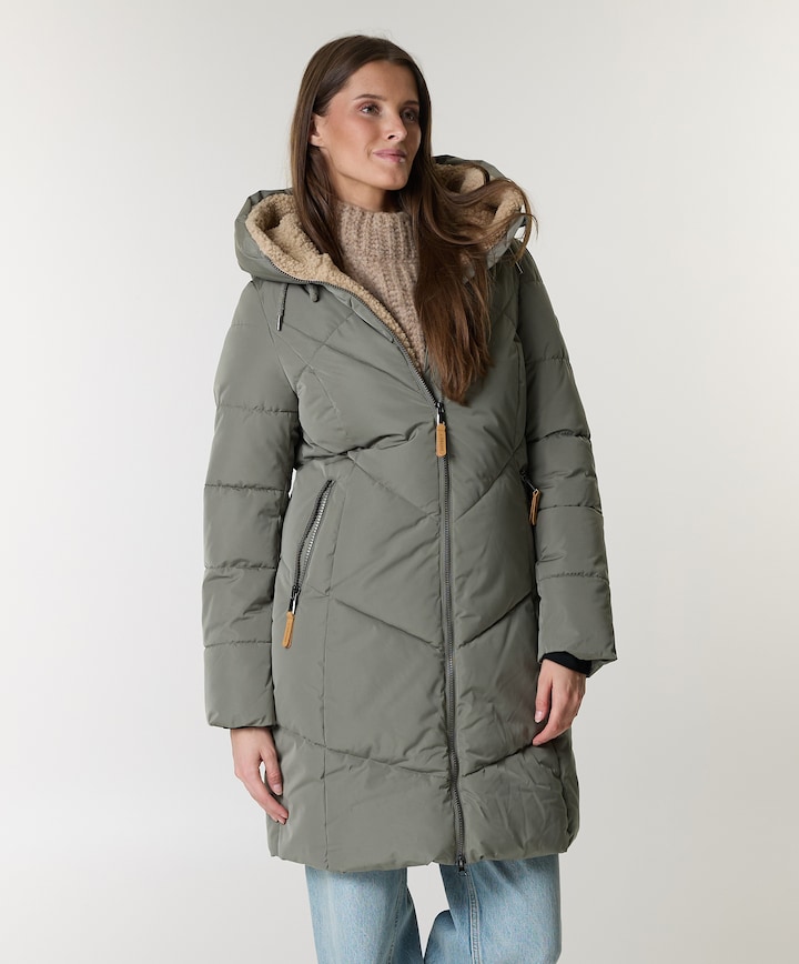 Dames jas groen