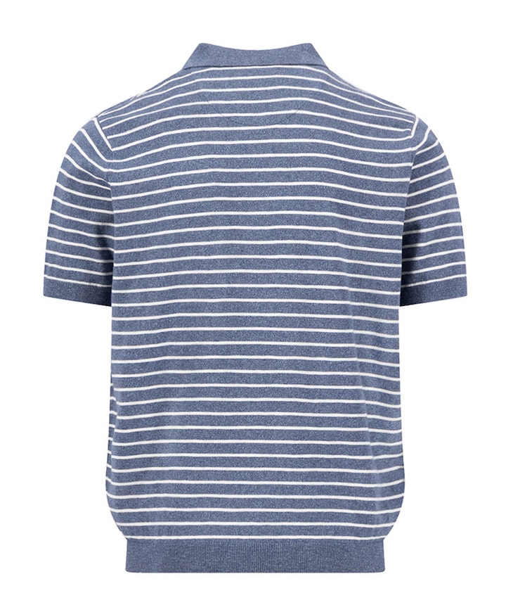 Heren polo blauw