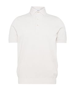 Heren polo ecru