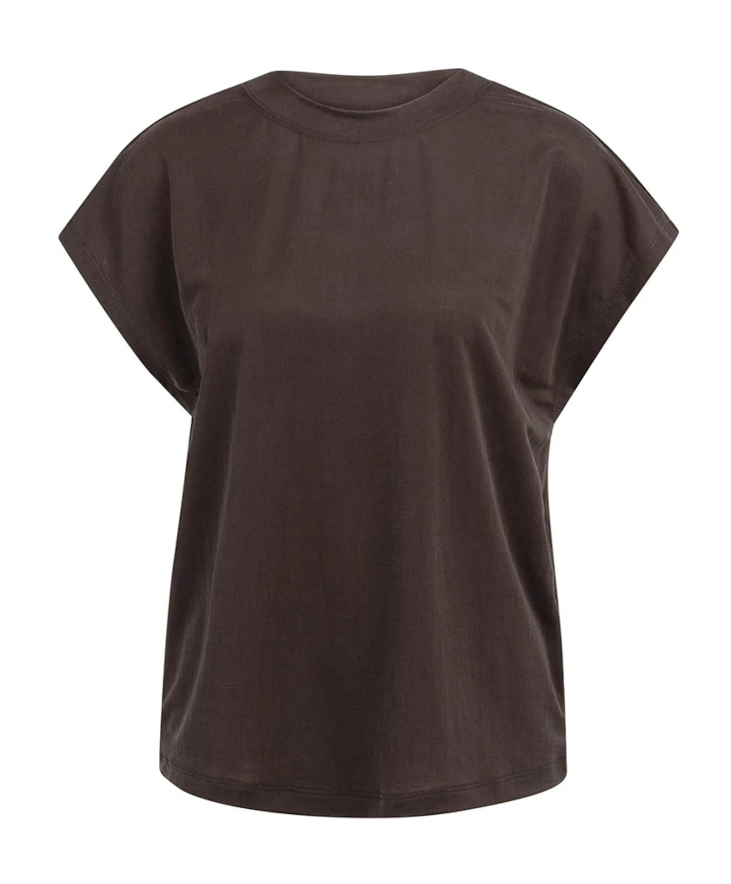 Dames T-shirt bruin