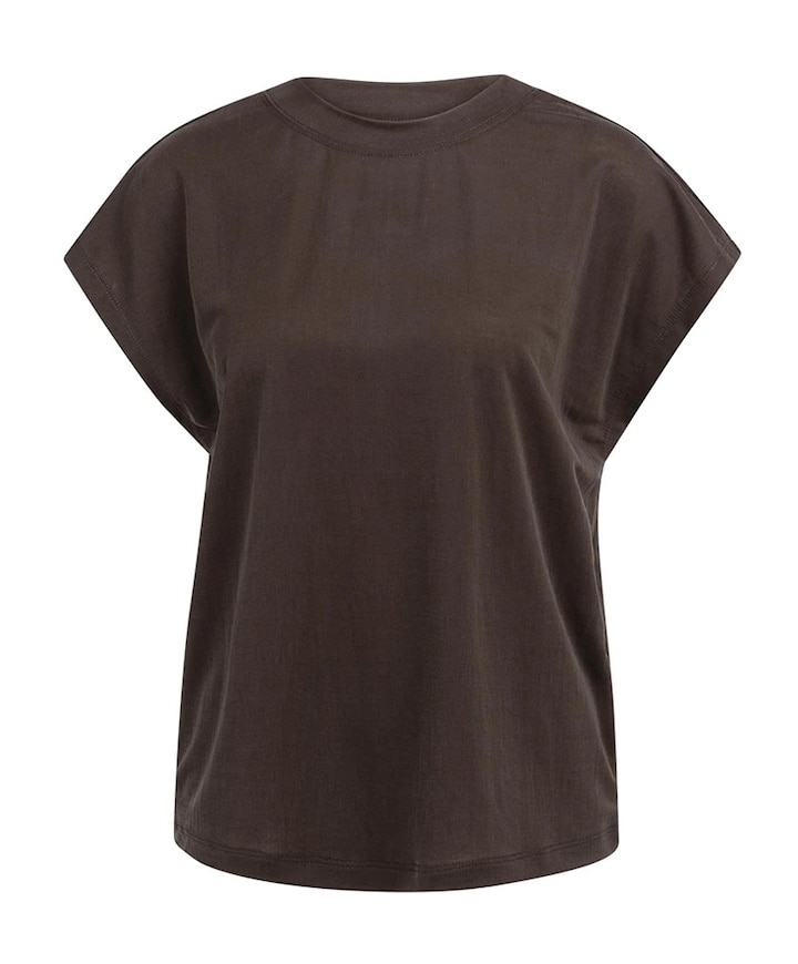 Dames T-shirt bruin