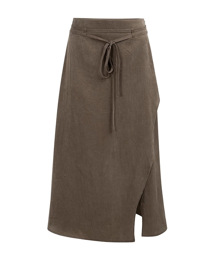 Dames rok bruin