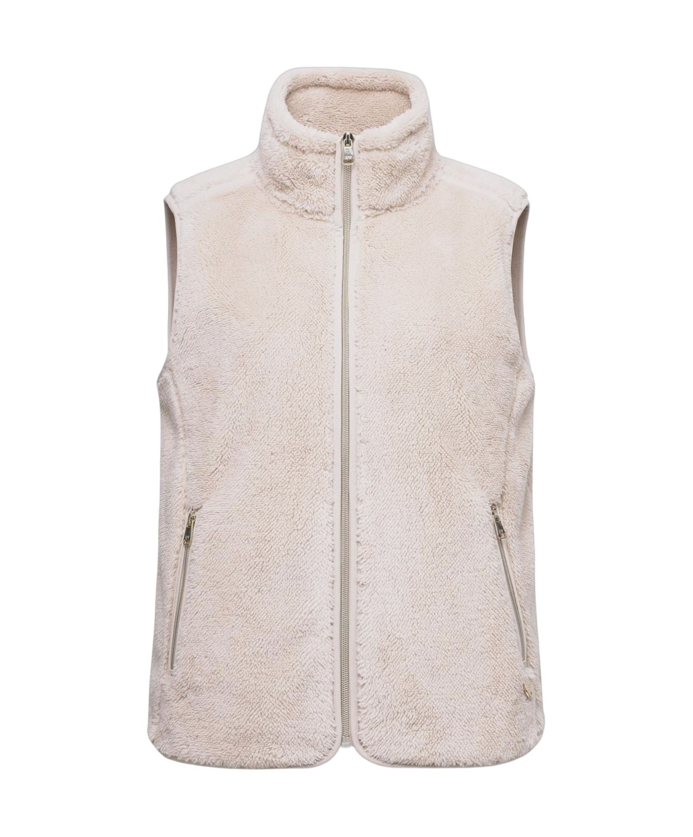 Dames gilet beige