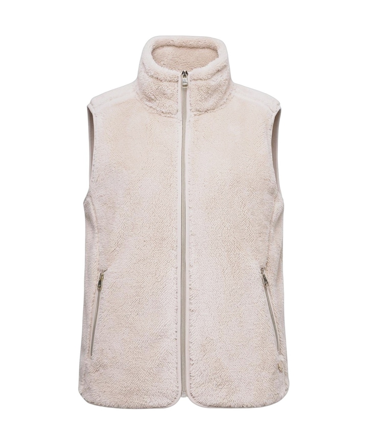 Dames gilet beige