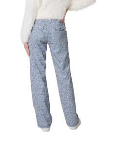 dames broek blauw