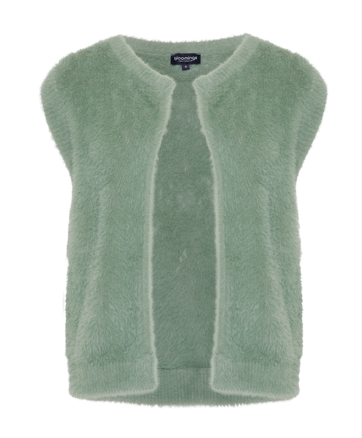 Dames gilet groen