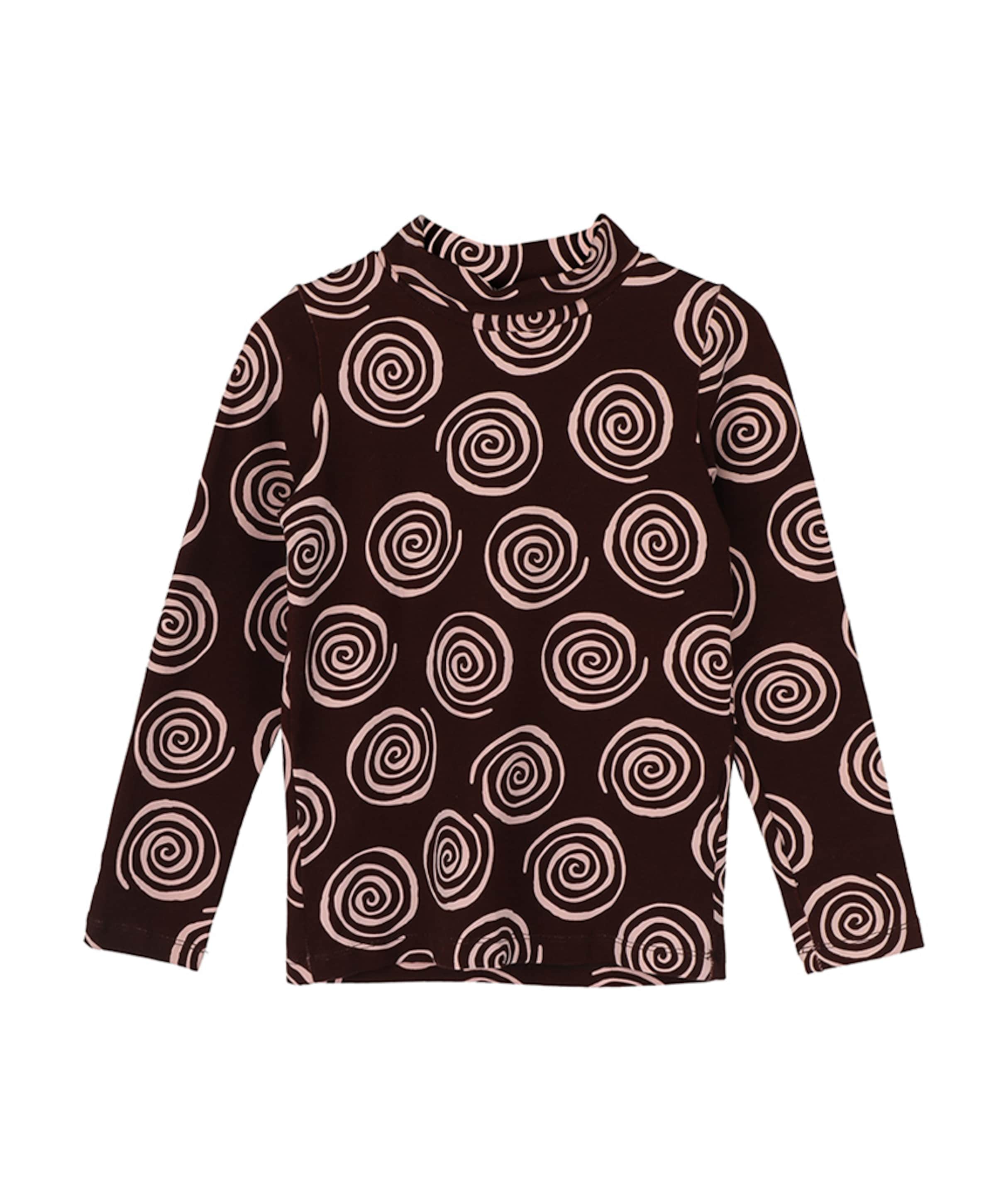 Meisjes longsleeve bruin