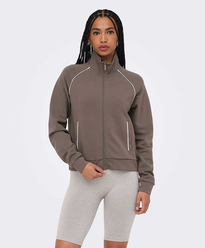 Dames vest grijs