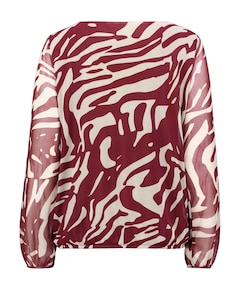 Dames top bordeaux