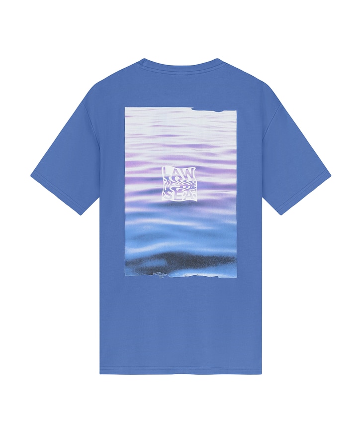 Heren T-shirt blauw