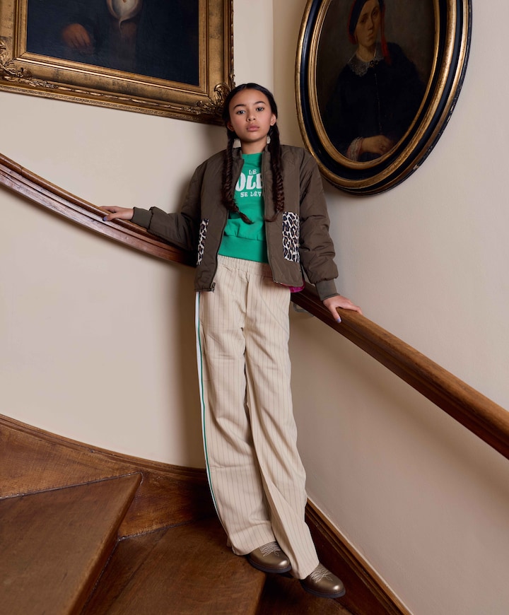 Meisjes sweater groen