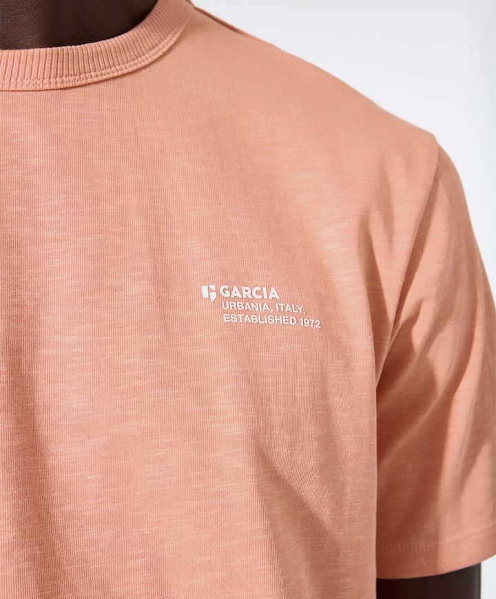 Heren t-shirt oranje