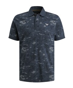 Heren polo blauw