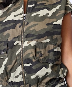Dames gilet groen