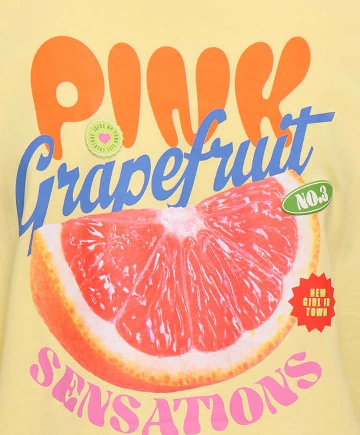 Meisjes T-shirt geel