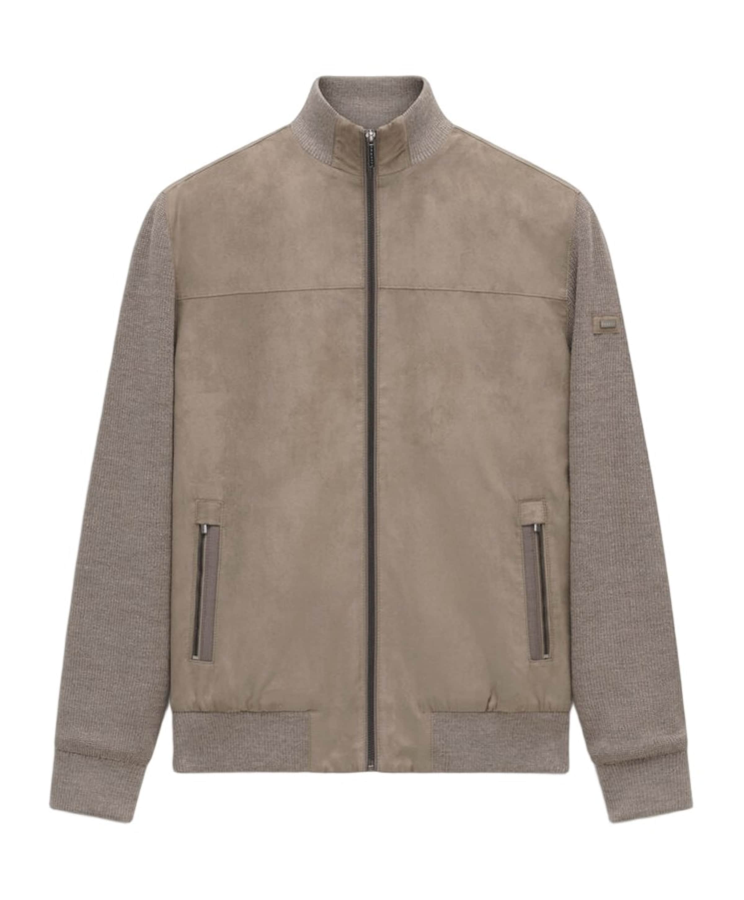 Heren vest beige