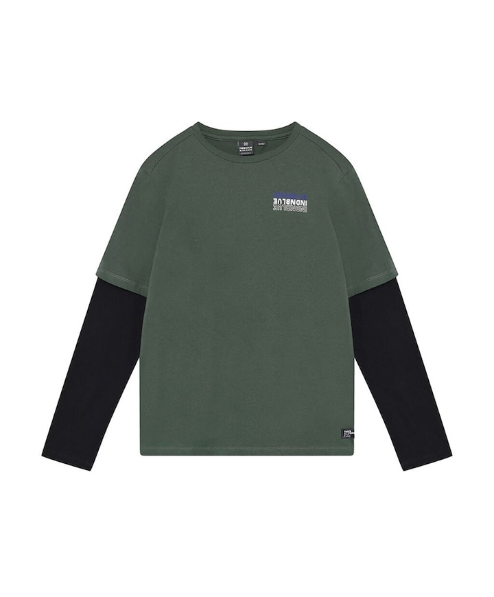Jongens longsleeve groen