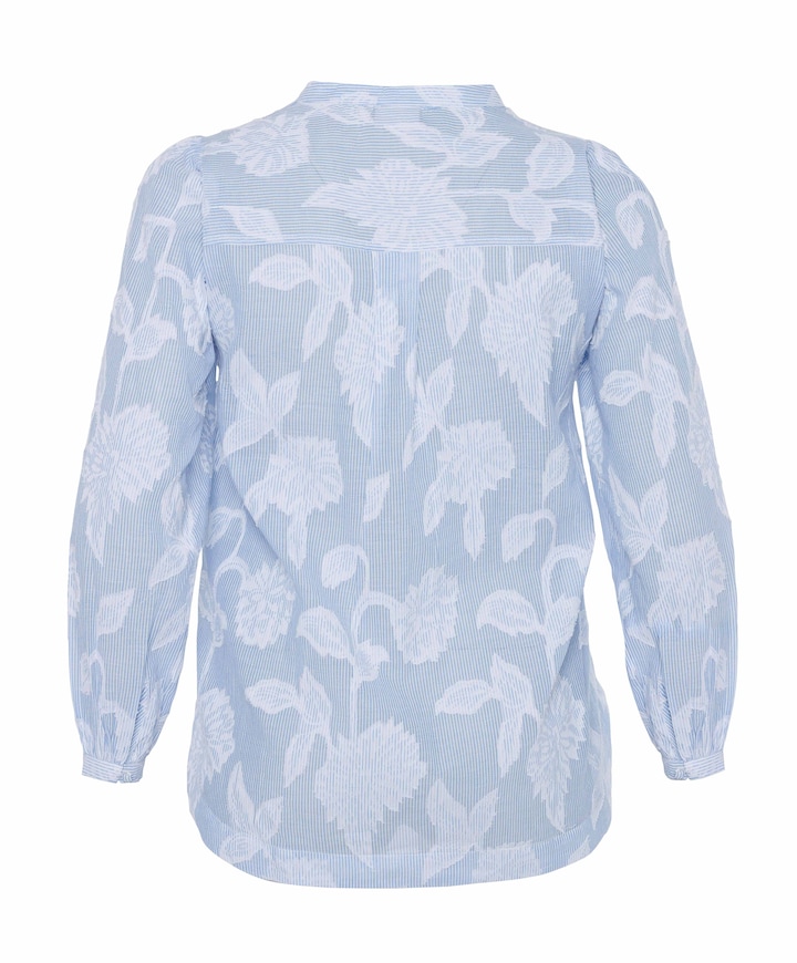 Dames blouse blauw