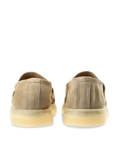 heren moccasins beige