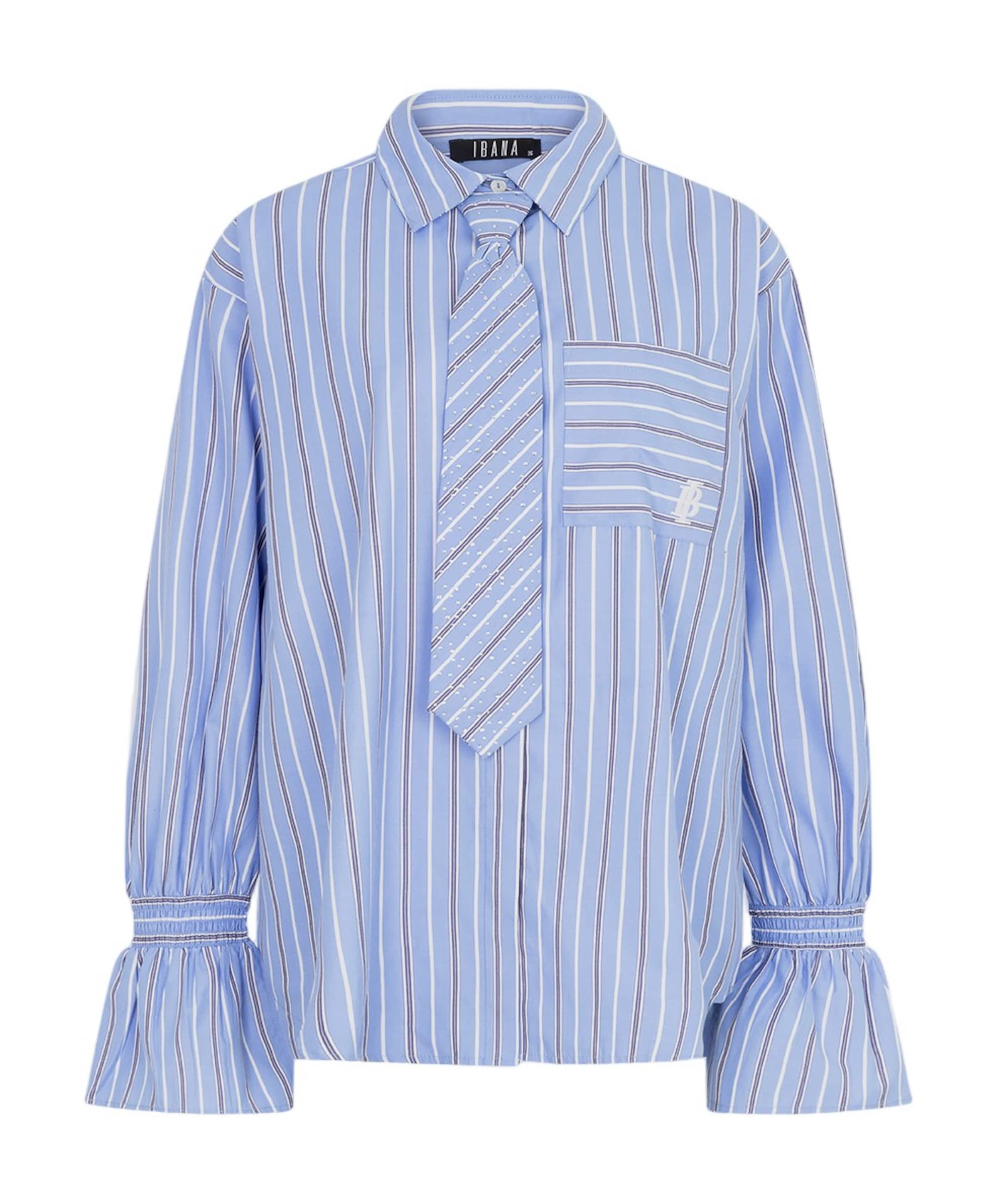 Dames blouse blauw
